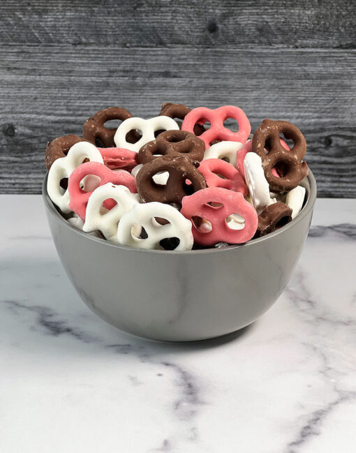 Neapolitan Delight Pretzels